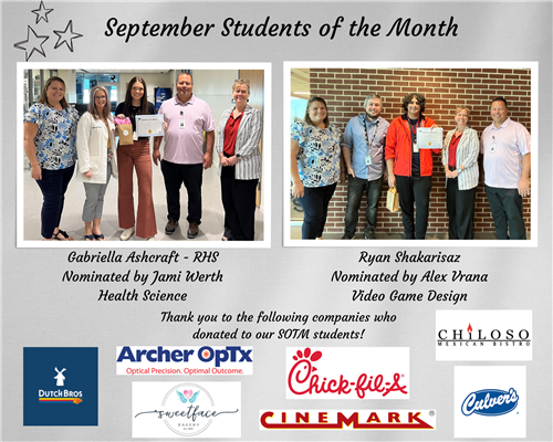  Students of the Month